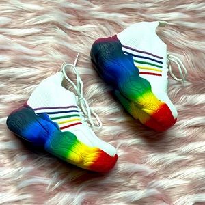 Anthony Wang slip on wedge shoes.